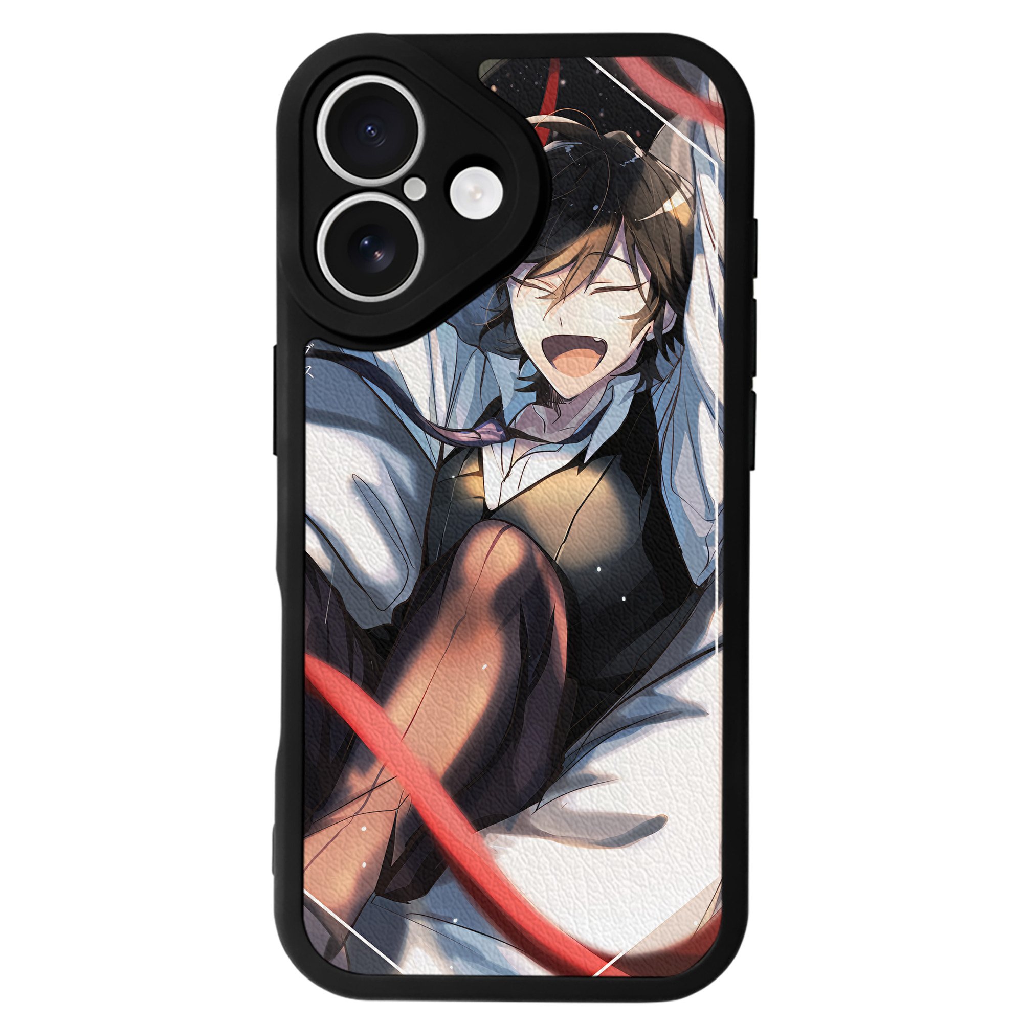 （画像用） 文豪ストレイドッグス Bungo Stray Dogs 【iPhone 16シリーズ対応】シリコンスマホケース（レザー調） 材質：シリコン